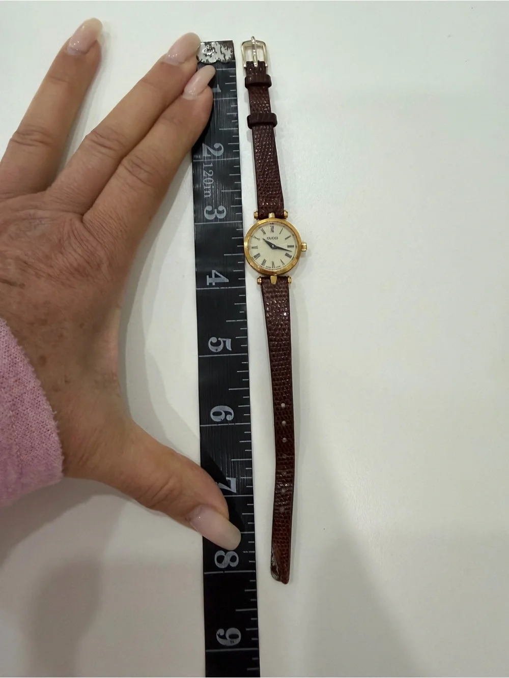 Vintage Gucci 2000L Sherry Web Stripe Watch